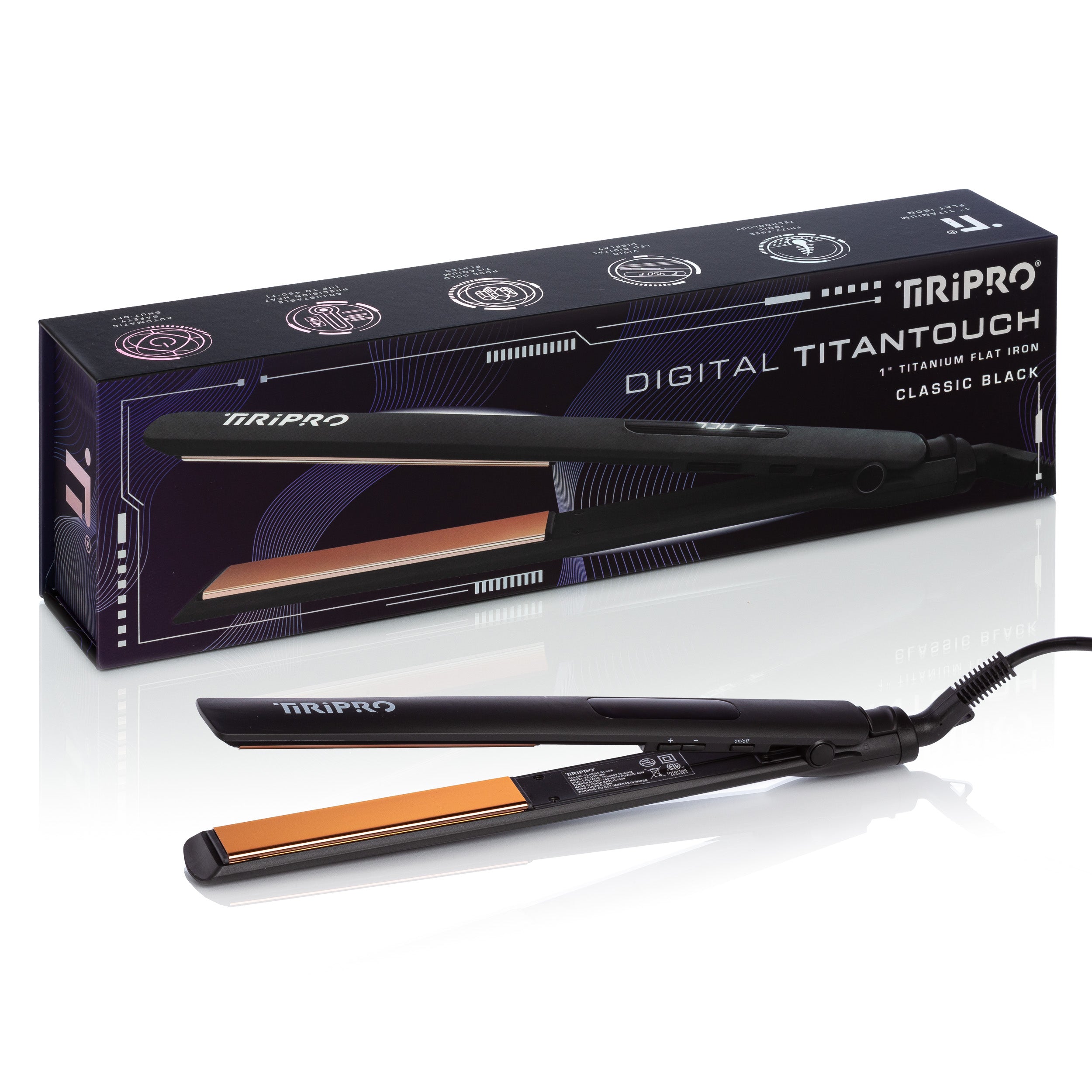 Digital “TitanTouch" 1 inch Flat Iron