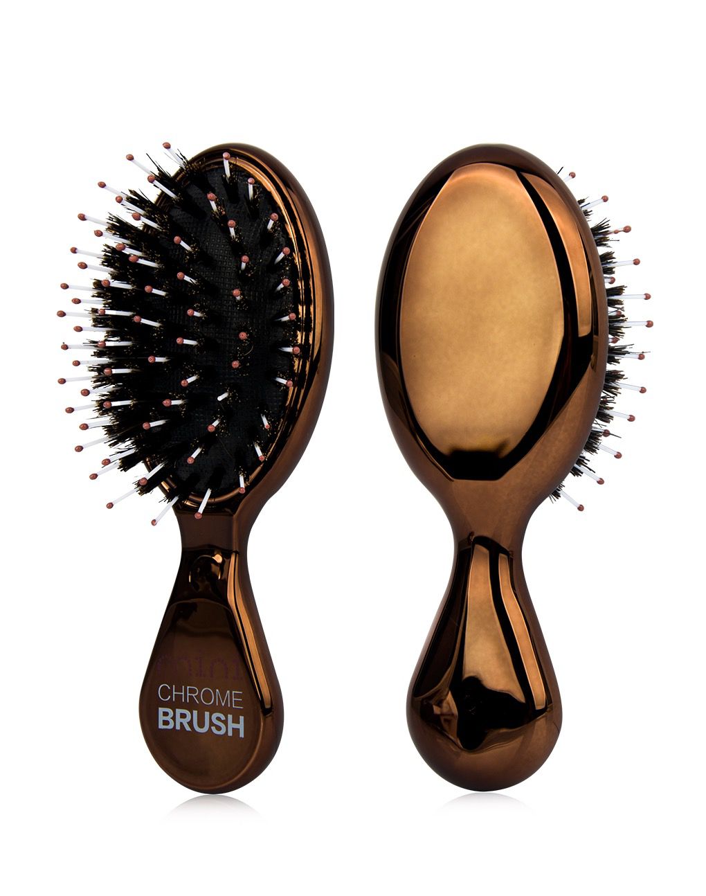 Mini brosse à cheveux en poils de sanglier