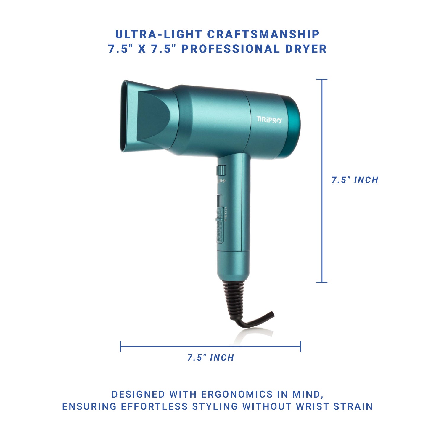 Prisma Pro Dryer with Adjustable Airflow Technology (Accessories Included)