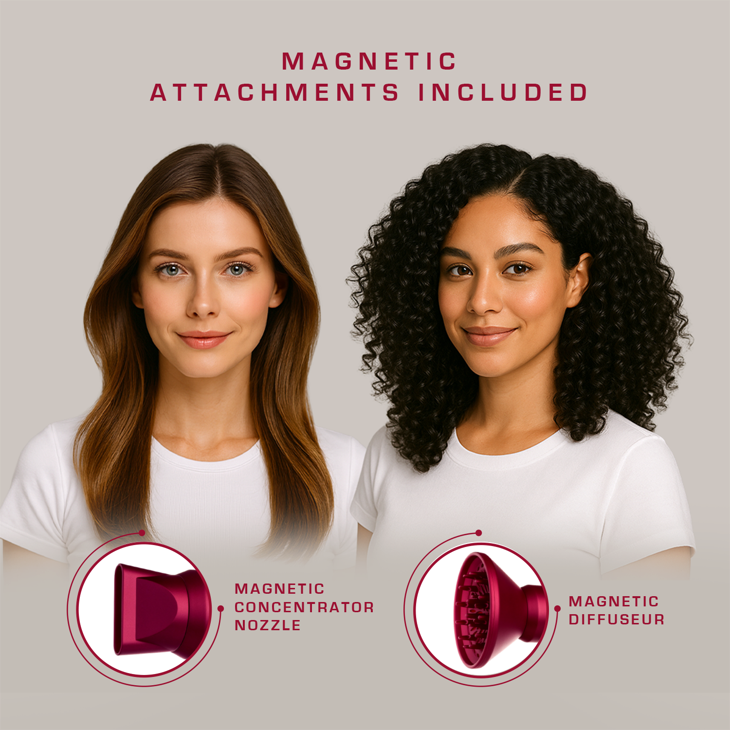 Prisma Pro Dryer with Adjustable Airflow Technology (Accessories Included)