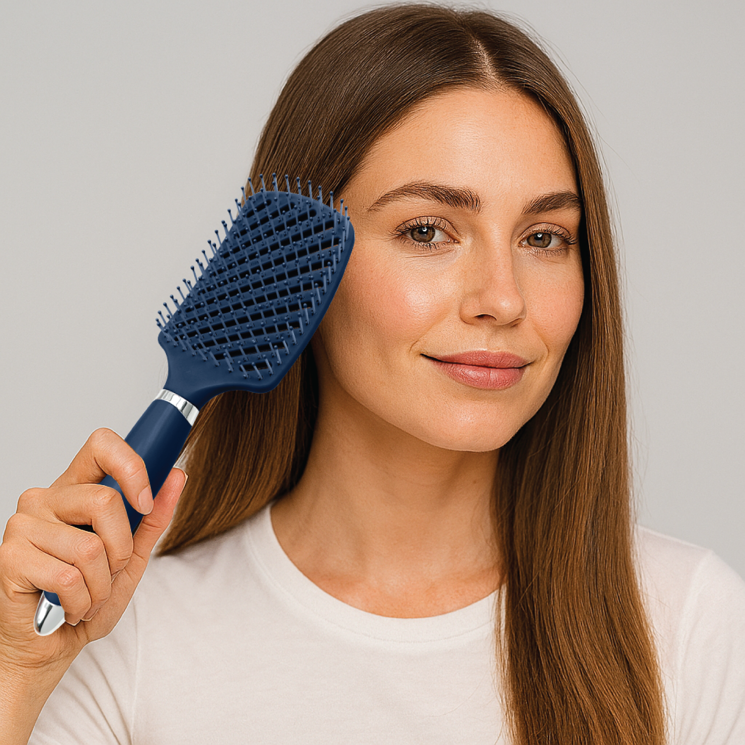 Brosse à palette en nylon démêlante sans frisottis