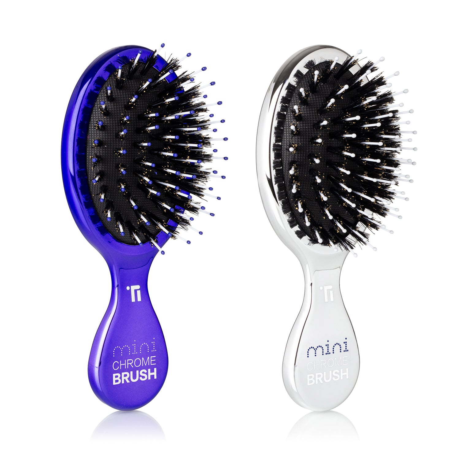 (Value 2-Pack) Mini Boar Bristle Hair Brush