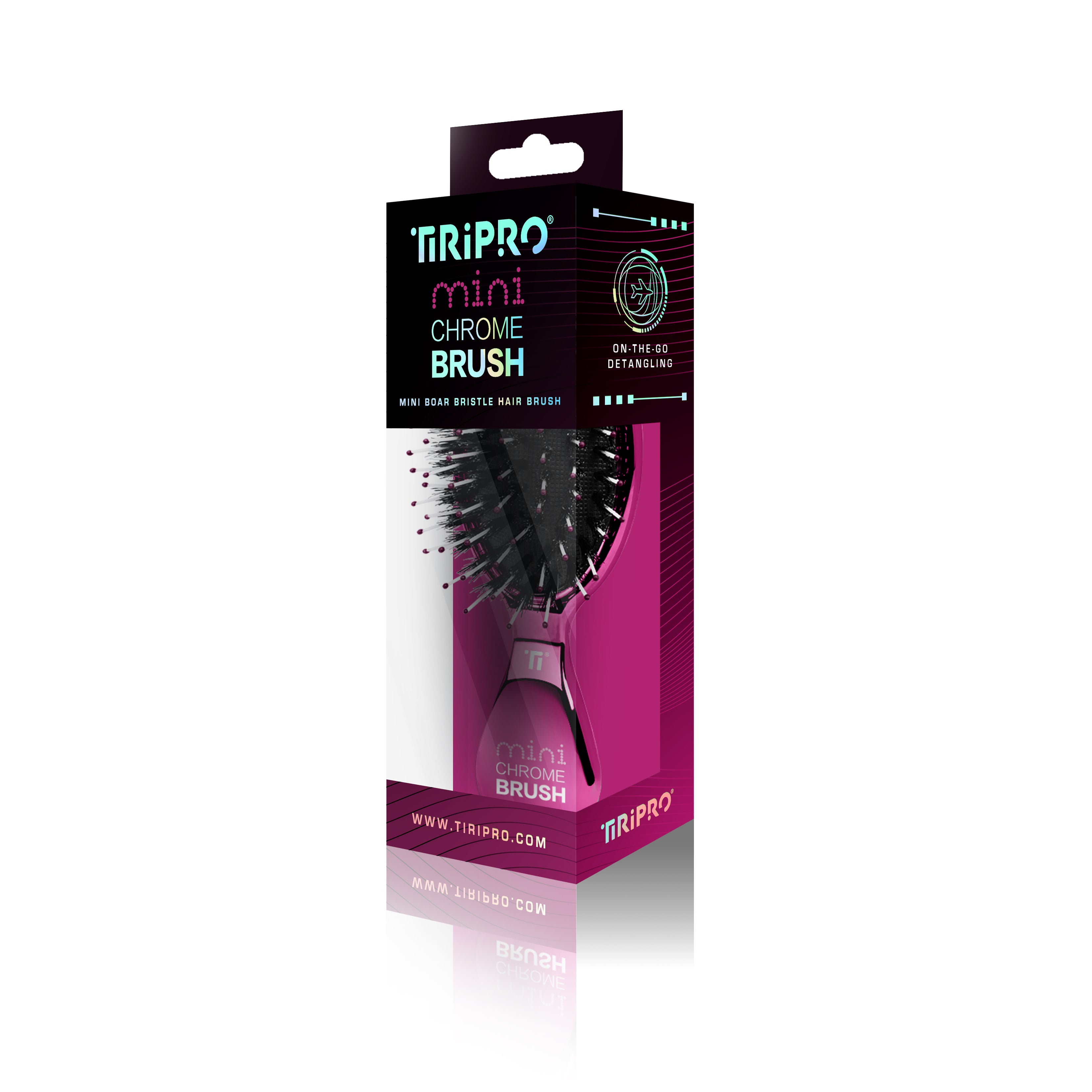 NEW Mini Boar Bristle Hair Brush