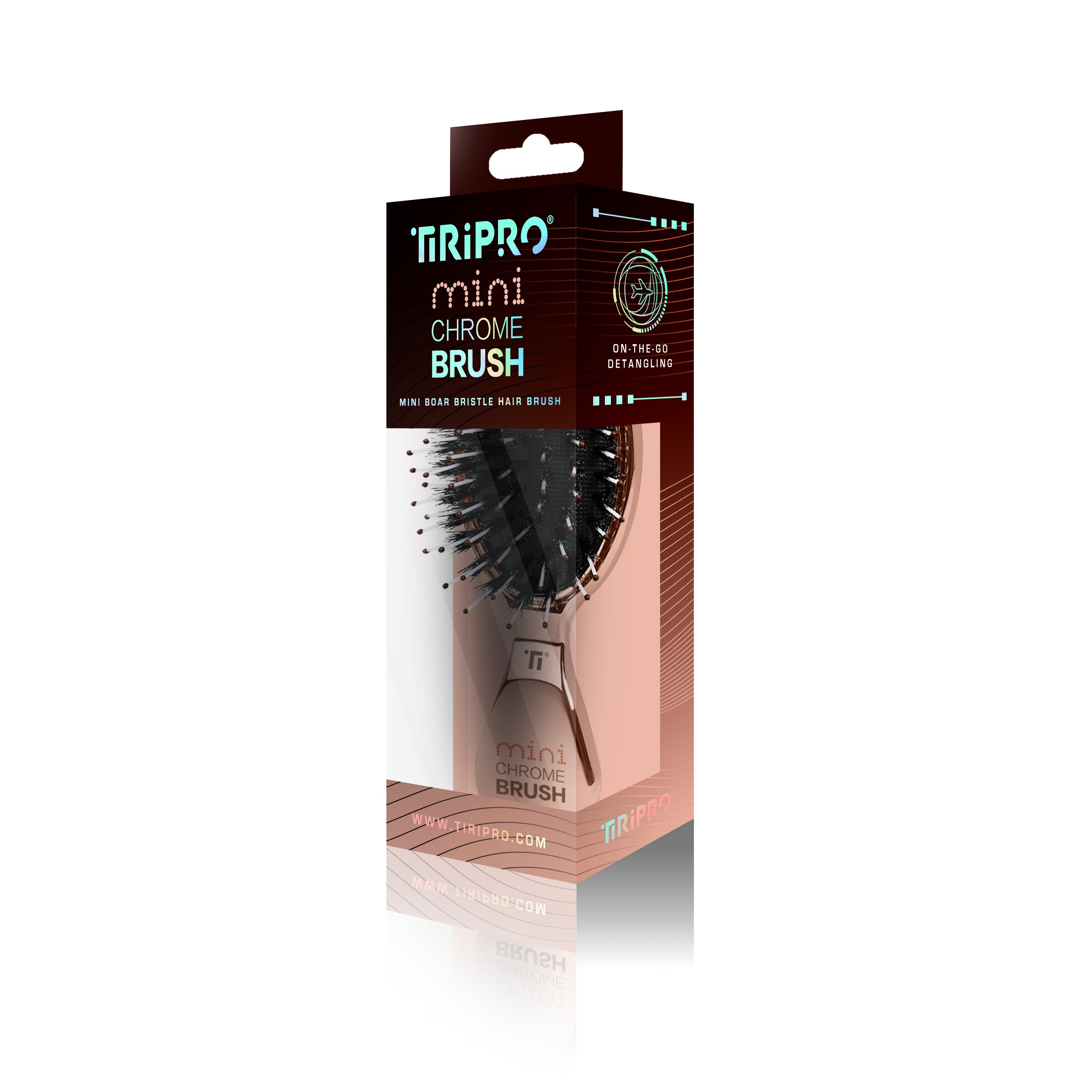 NEW Mini Boar Bristle Hair Brush