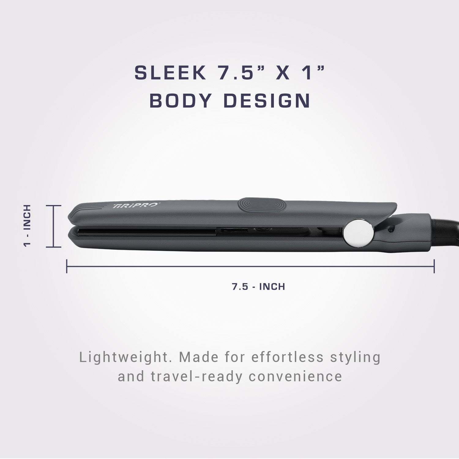 NEW Mini ToGo Flat Iron with Travel Carrying Bag