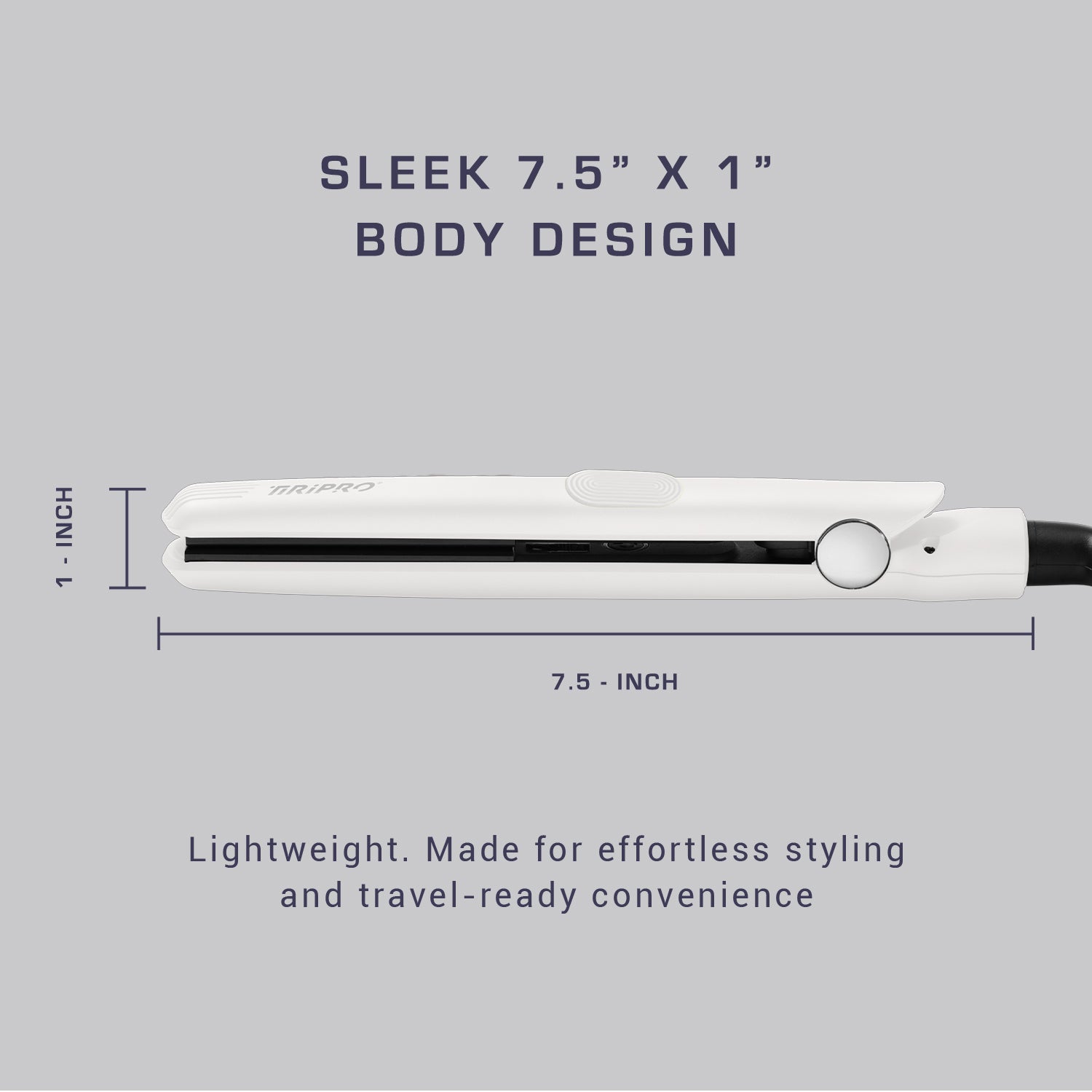 NEW Mini ToGo Flat Iron with Travel Carrying Bag