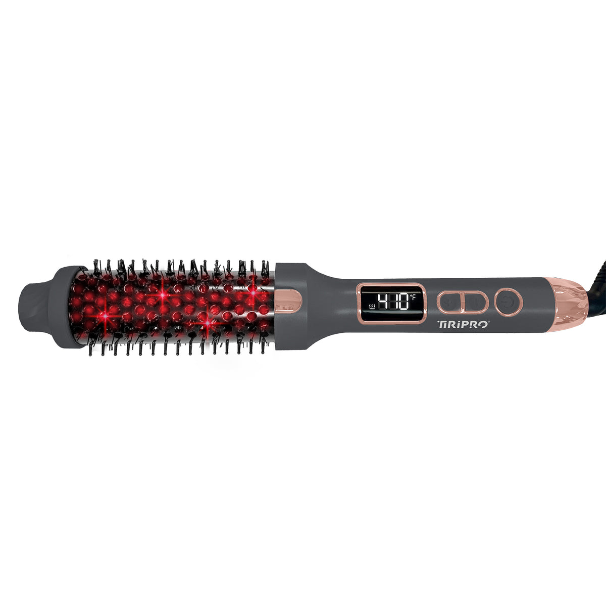 Infrared Thermal Hot Brush – Straighten & Curl Round Brush, 38mm