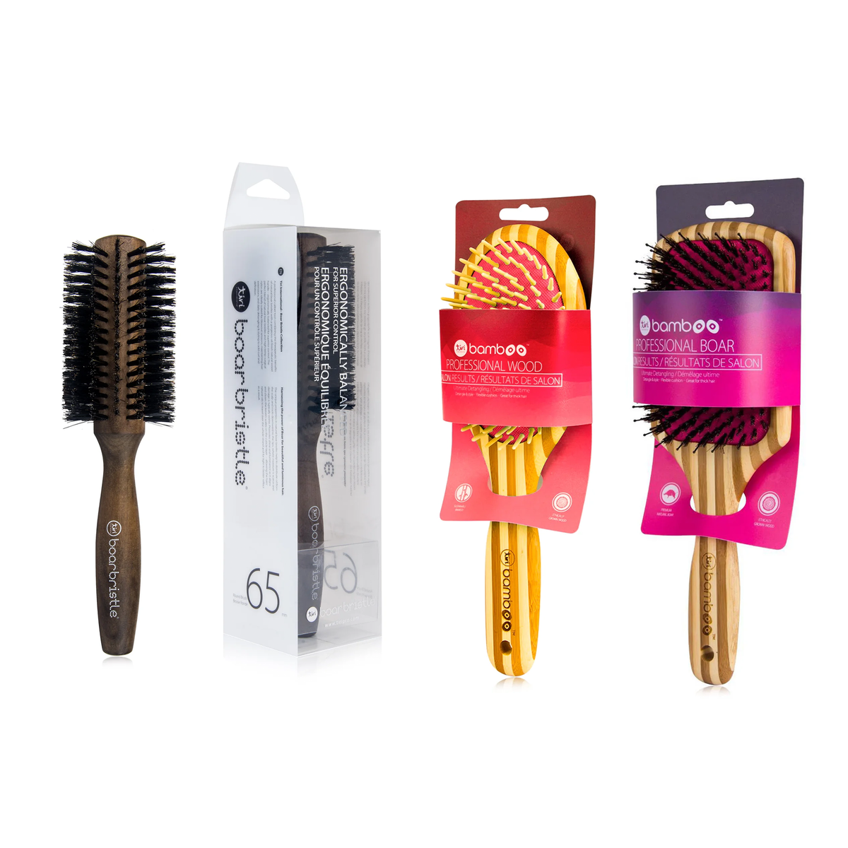 Shine, Detangle & Blowout Brush Trio display picture 3