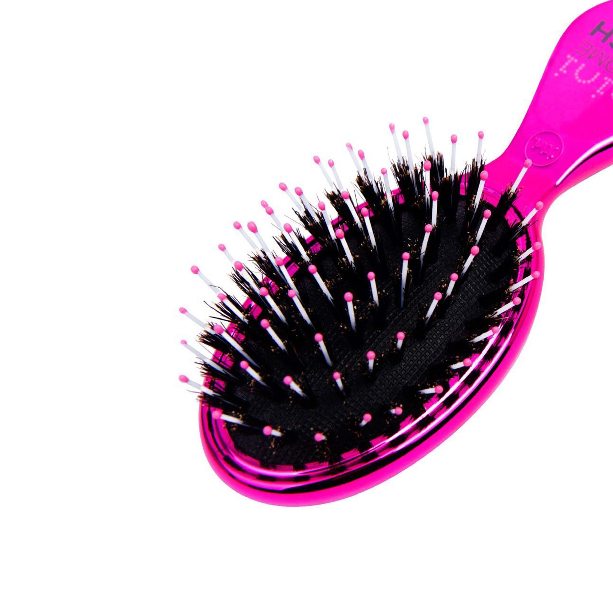 Mini brosse à cheveux en poils de sanglier