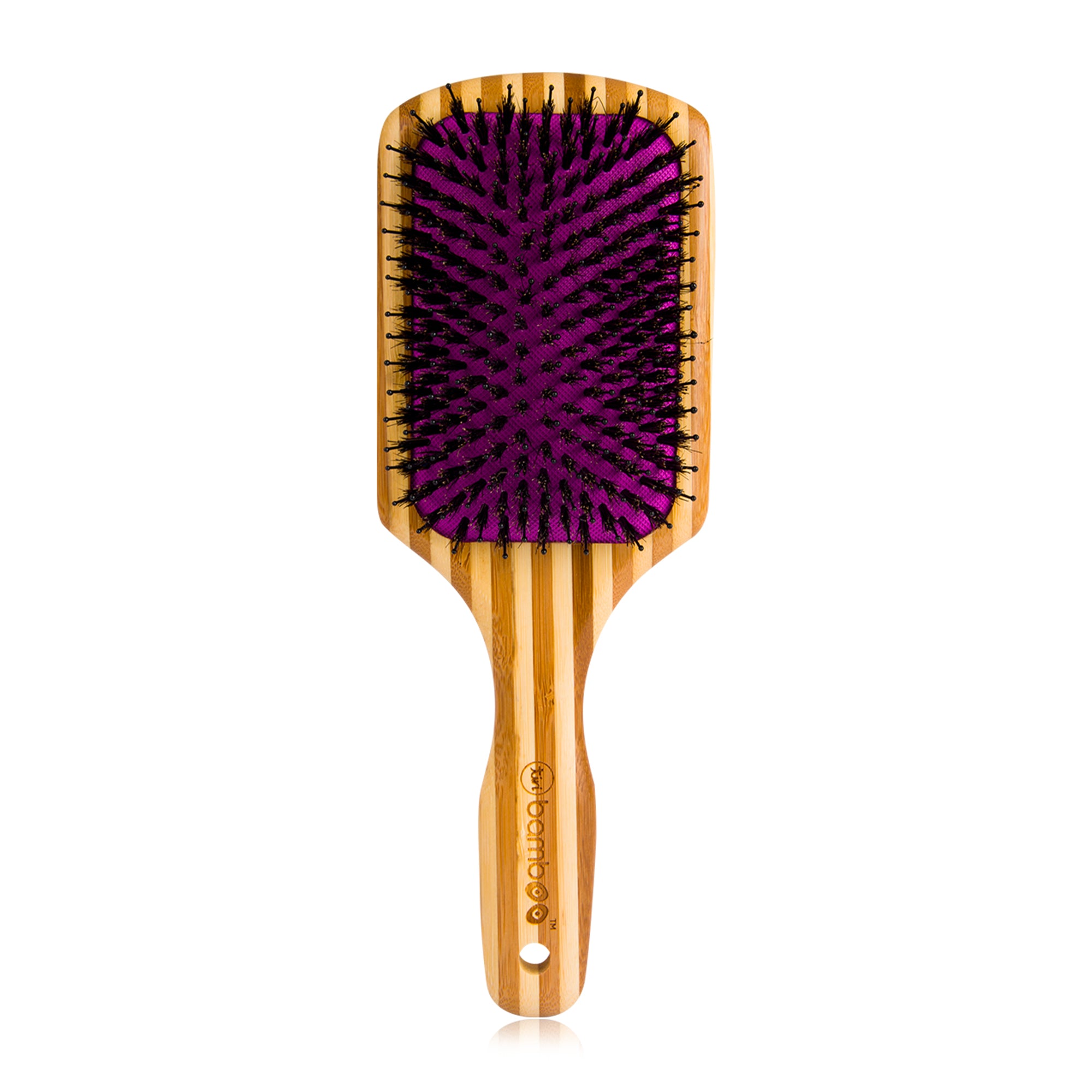 Bamboo XL Detangling Paddle Brush with Boar Bristles