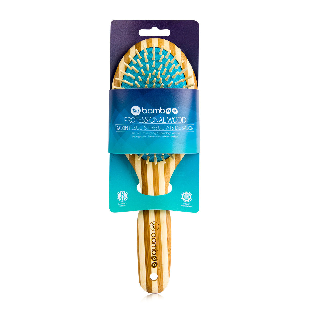 Sustainable Bamboo Brush with Natural Bristles