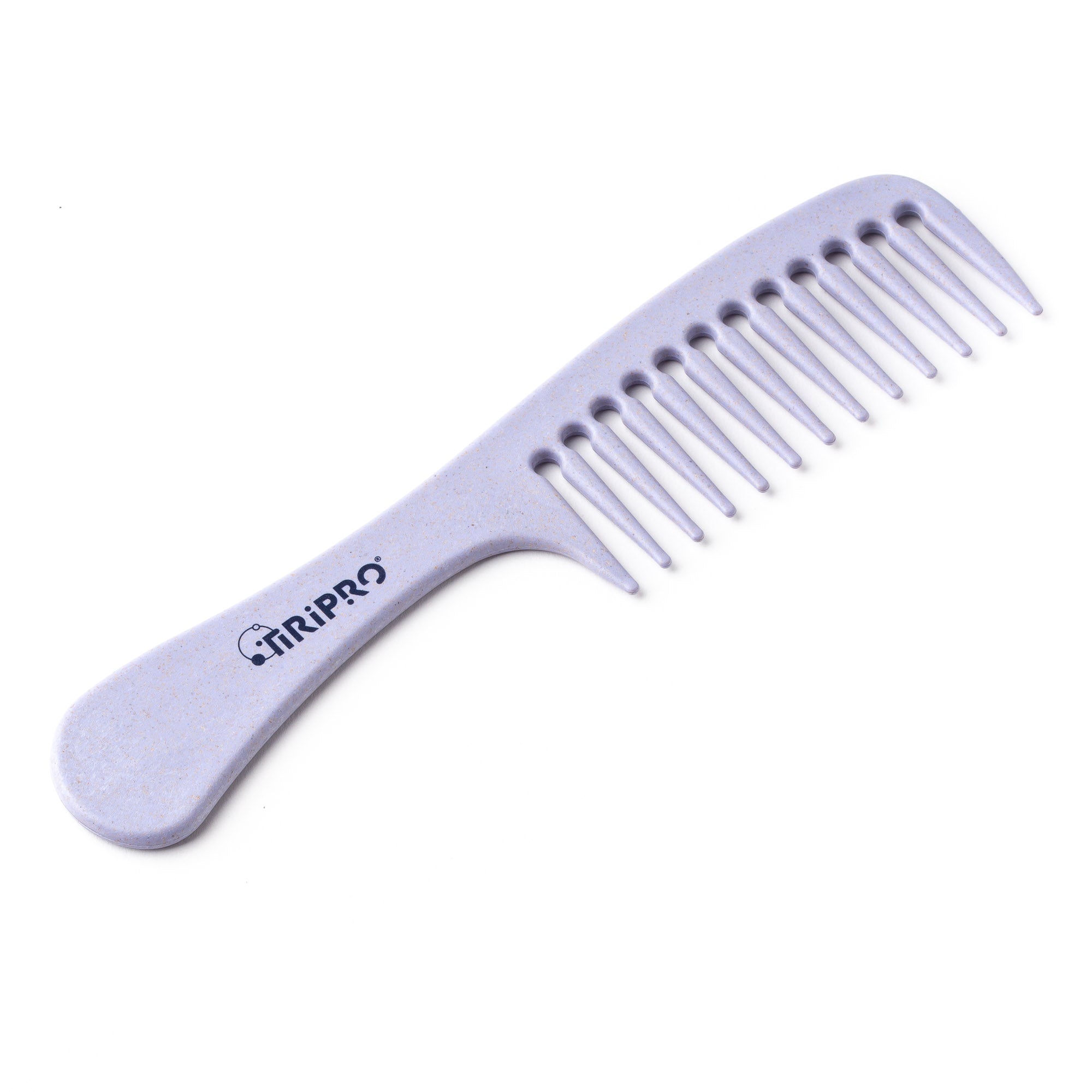 Eco-Friendly Wide Tooth Comb - Rice Hull (Gray)