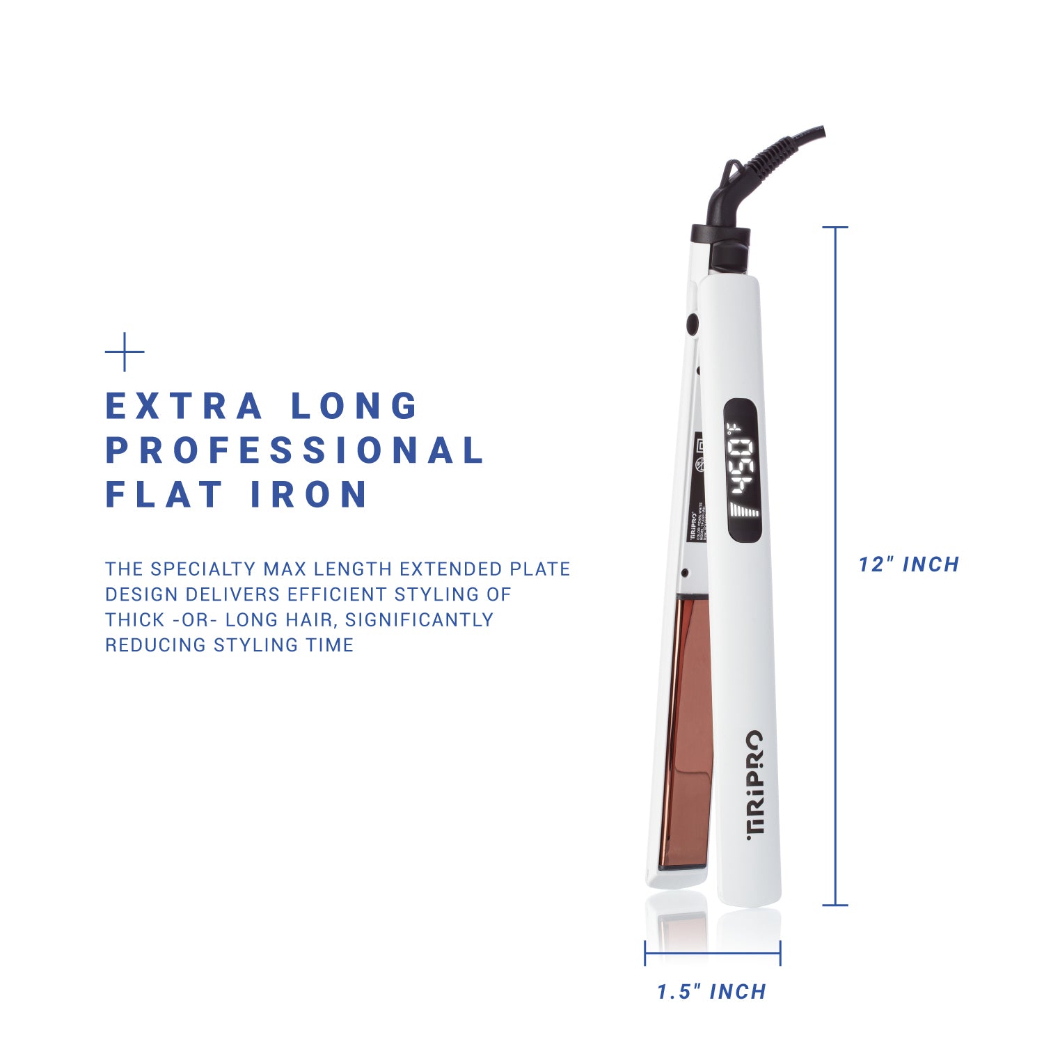 Digital “TitanTouch" 1 inch  Flat Iron