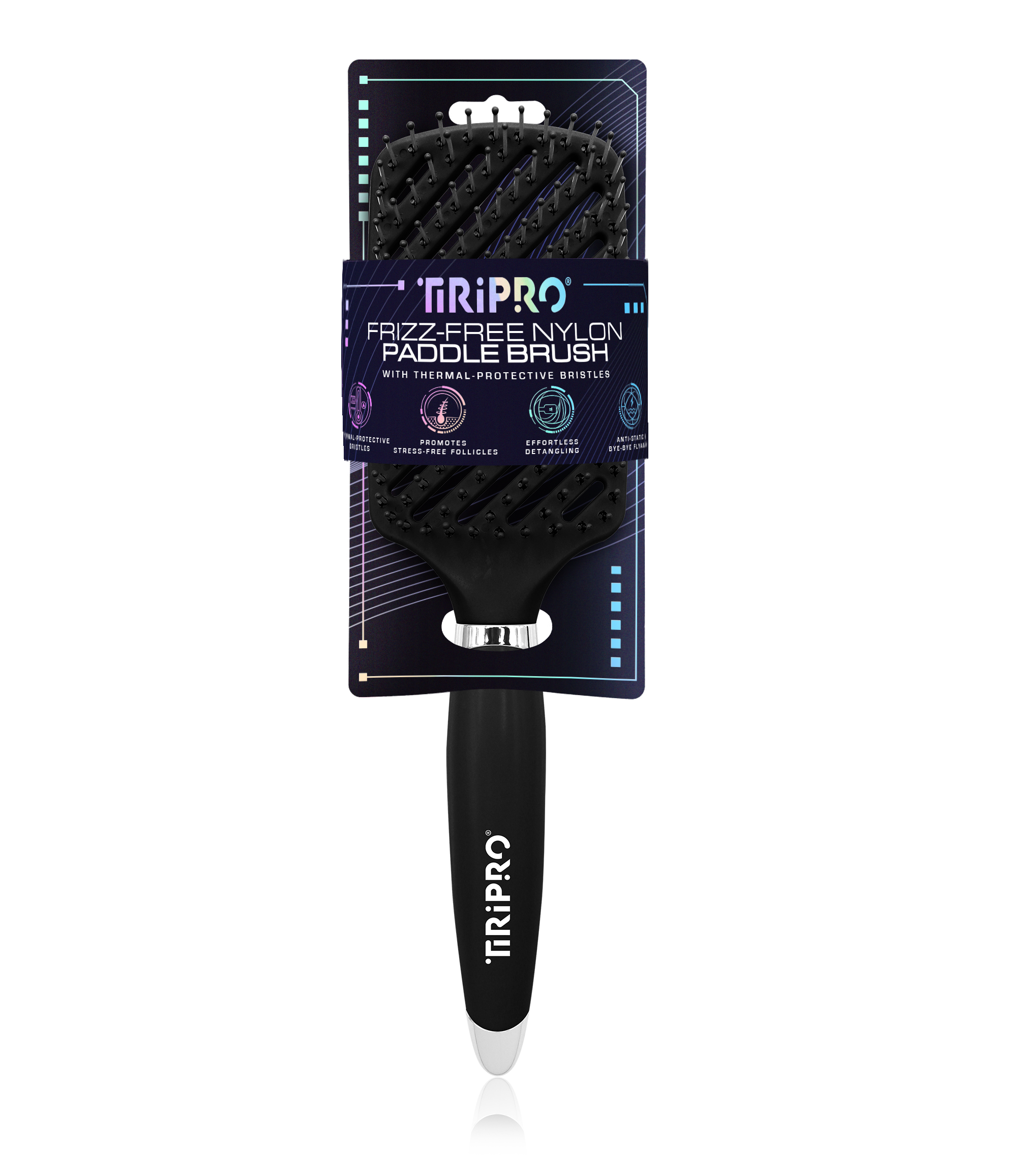 Detangling No-Frizz Nylon Paddle Brush (COMING SOON)