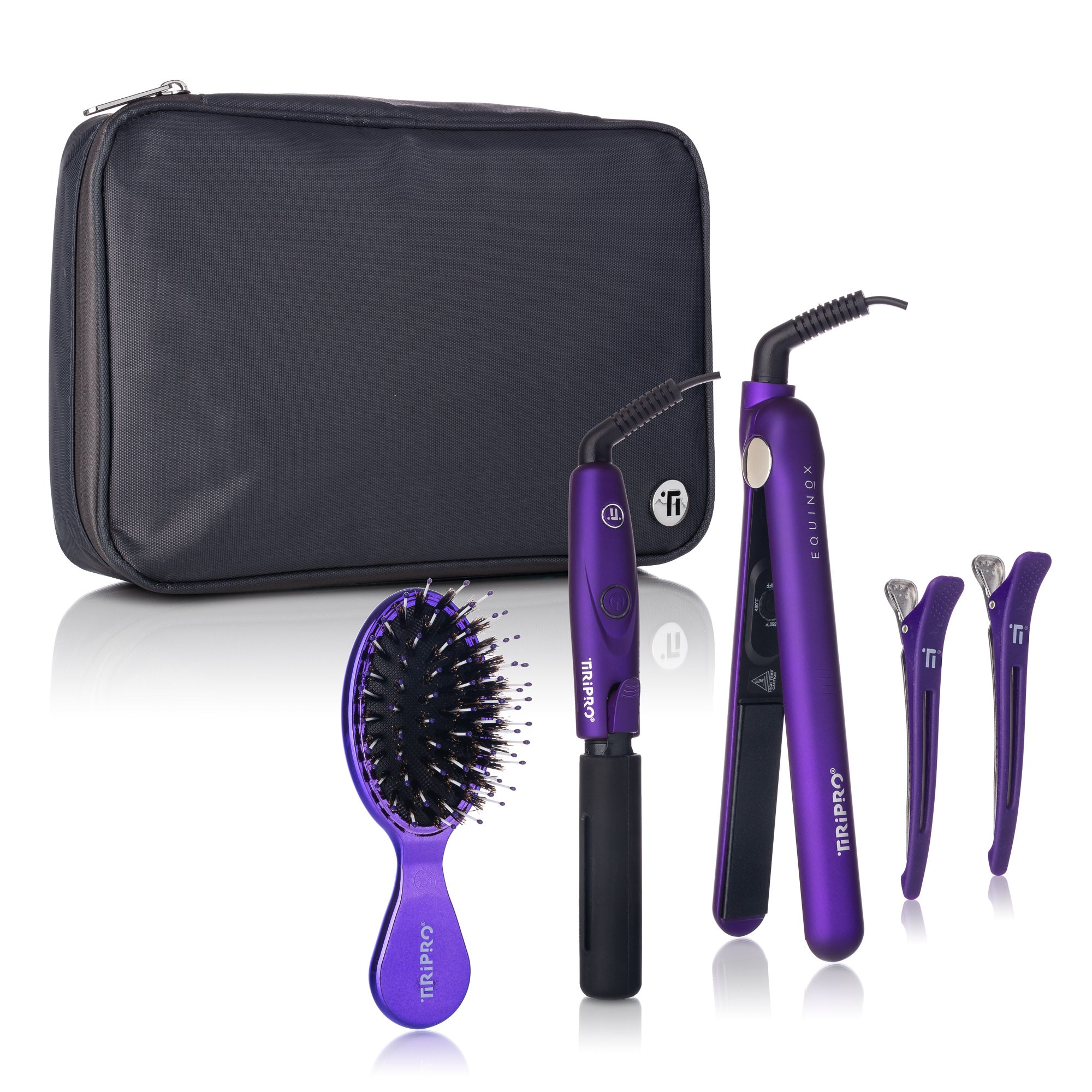 "Global Travelist" 6pc Hair Essentials Kit with Travel Case