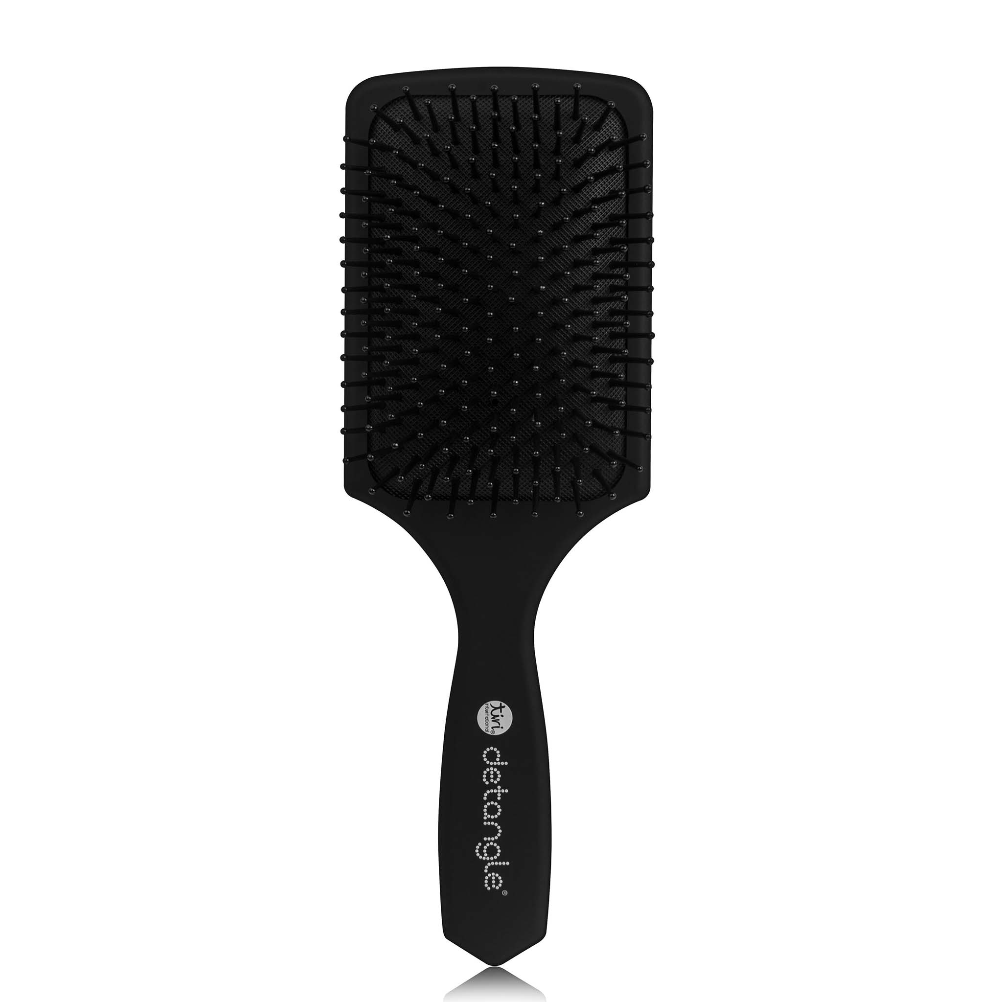 No-Frizz Nylon Paddle Brush - Black