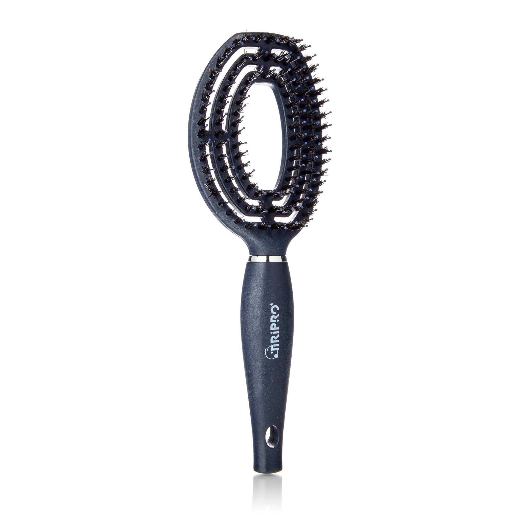 Eco-Friendly 2in1 Thermal Hair Brush with Vented Spiral Design (Coffee Grounds)